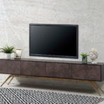 מזנון דגם גמייקה 4 תאים NEW(JAMEIKA) ברונזה/אלון שחור