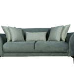 סלון דגם IMAGE 3+2 צבע אפור קטיפה רגל שחור 911151