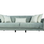 סלון דגם IMAGE 3+2 צבע נס קפה קטיפה רגל שחור 111087